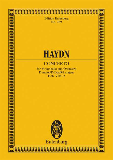 Haydn: Concerto D major Opus 101 Hob. VIIb: 2 (Study Score) published by Eulenburg